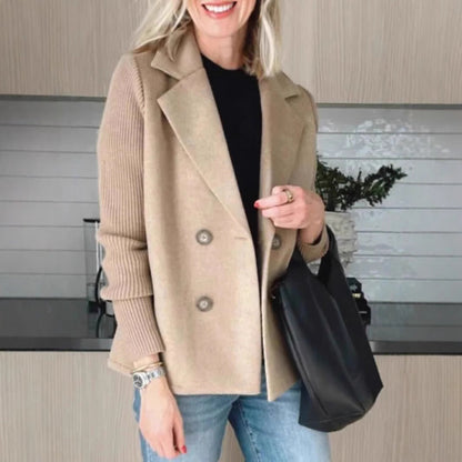 Women's Blazer Elegant Double-Breasted Modern Style