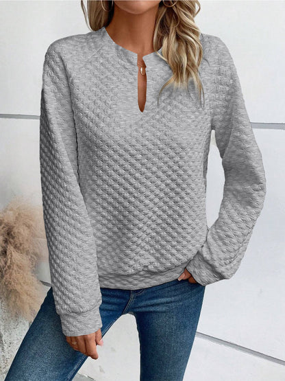 Women's Quilted Pullover Winter Warm Elegant