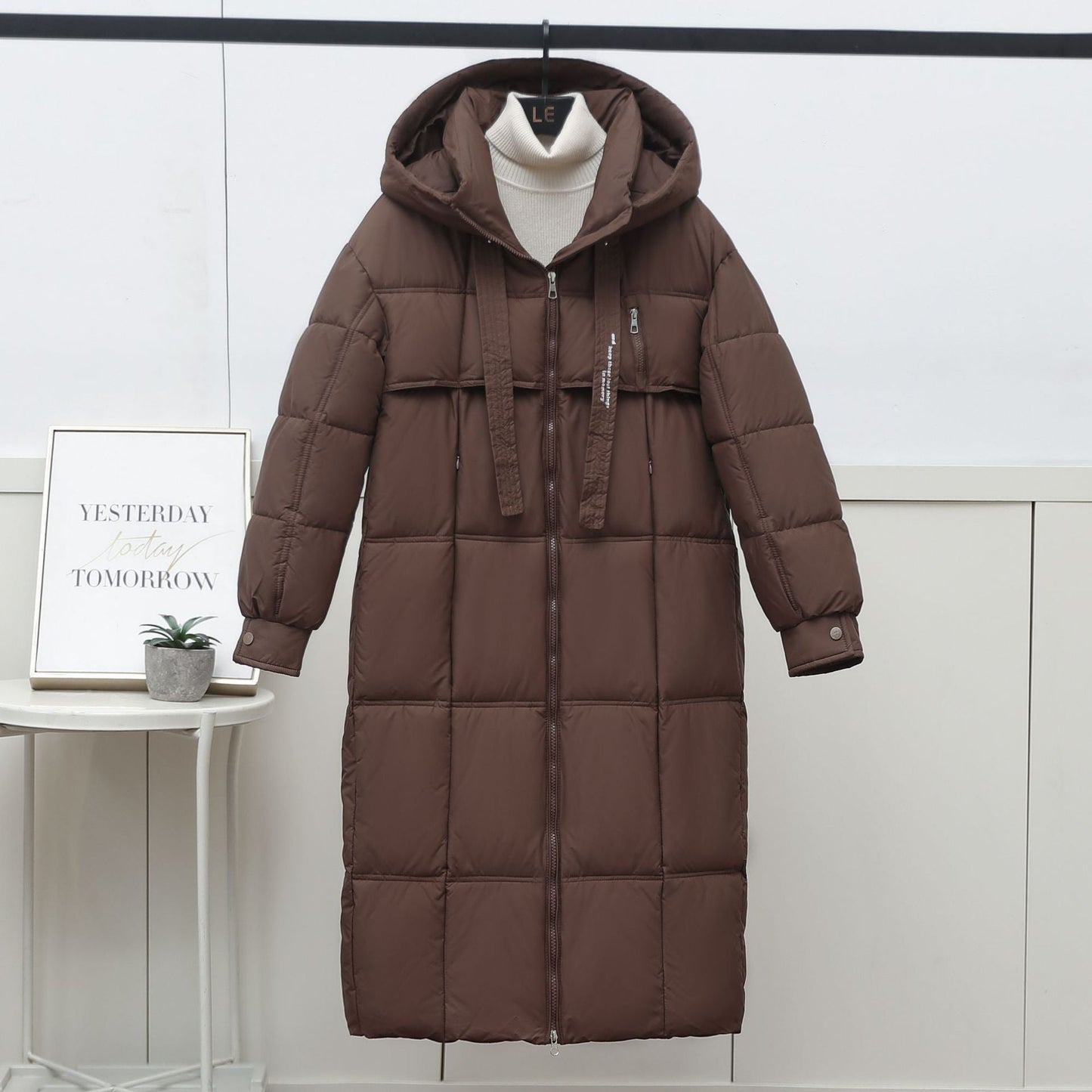 Women's Long Warm Down Parka Winter