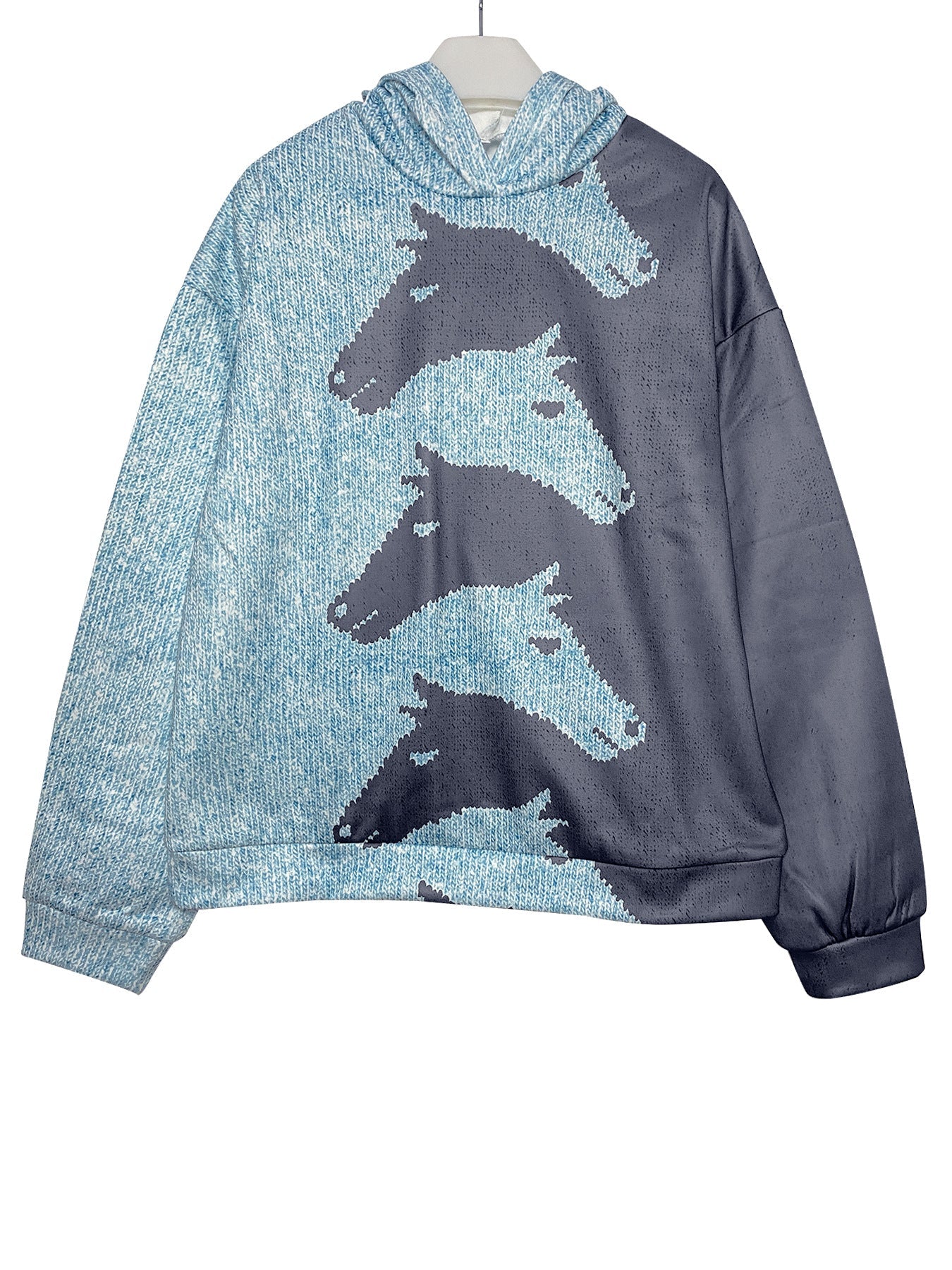 Women's Hoodie Horse Design Comfortable Oversized