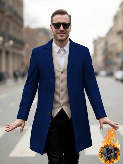 Men's Long Coat Elegant Modern Cut