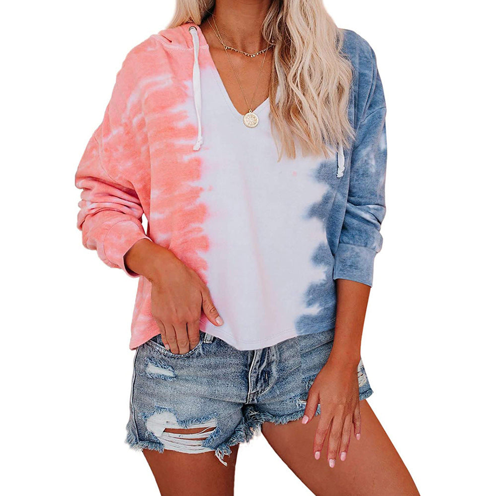 Damen Pullover Lässig Tie-Dye Trendy - IdealeKleiden