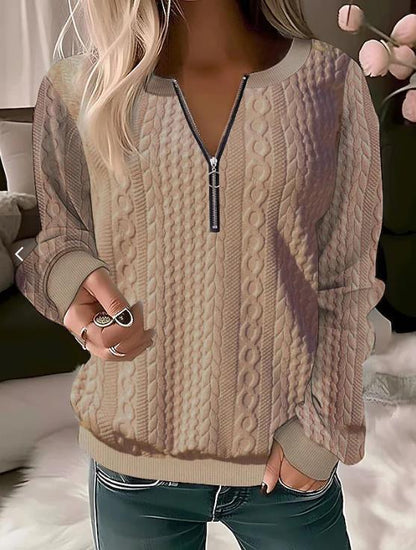 Cozy Wool Clothing Relaxed Fit Zipper