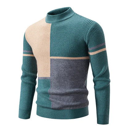 Herren Strickpullover Grafik Muster Modern
