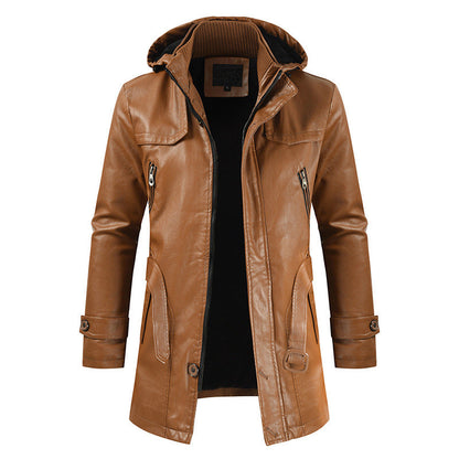 Men's Winter Jacket Hood Modern Style