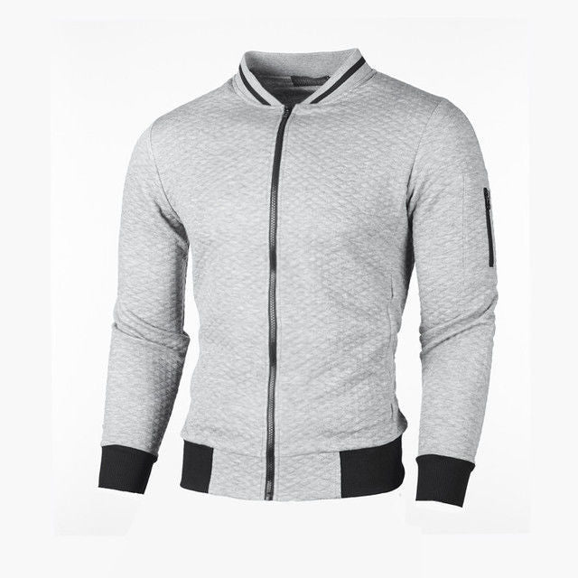 Men's Sweatshirt Jacket High-Quality Zipper PocketSporty
