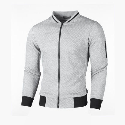 Men's Sweatshirt Jacket High-Quality Zipper PocketSporty