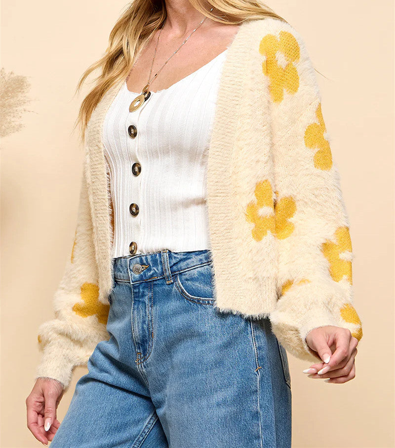 Women's Floral Cardigan Soft & Comfortable