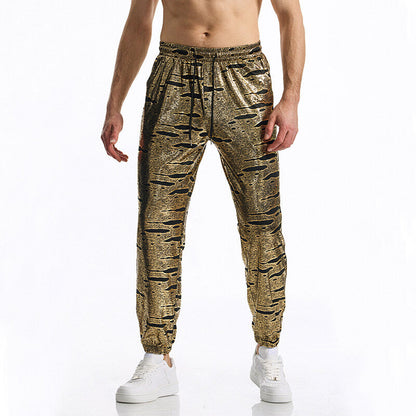 Men's Sporty Shiny Modern Joggers