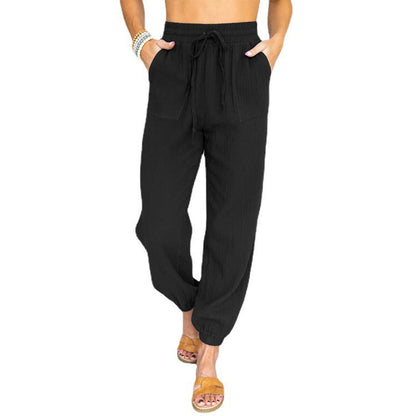 Women's Casual Trousers Comfortable Elastic
