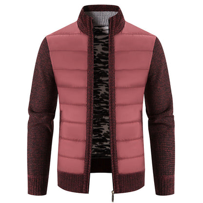 Men's Quilted Jacket Modern Knit Pattern
