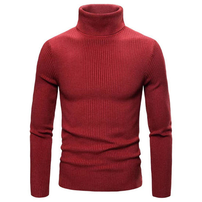 Men's Turtleneck Sweater High-Quality Comfortable