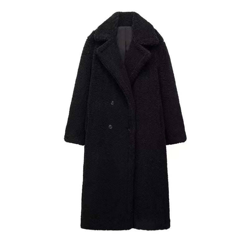 Women's Warm Long Teddy Jacket