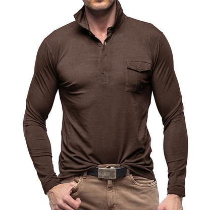 Men's Shirt Long Sleeve Modern Style