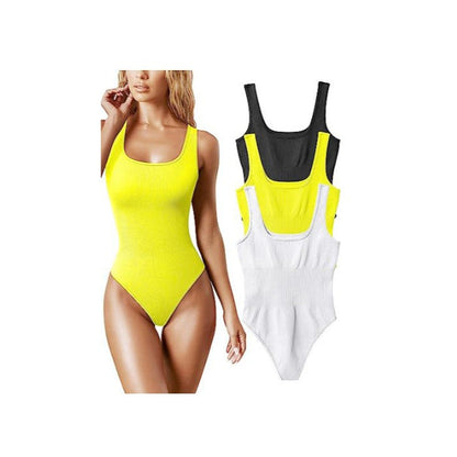 Women's One-Piece Ribbed Elegant Short Dress