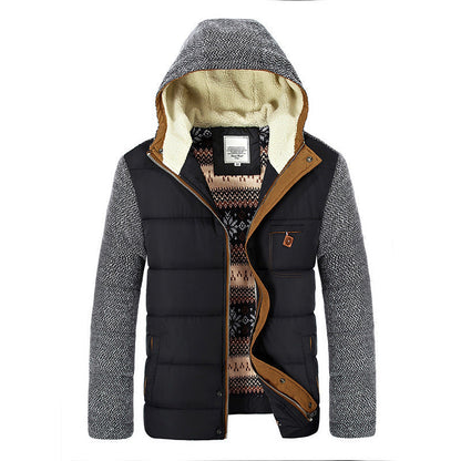 Modern Quilted Winter Jacket with Hood