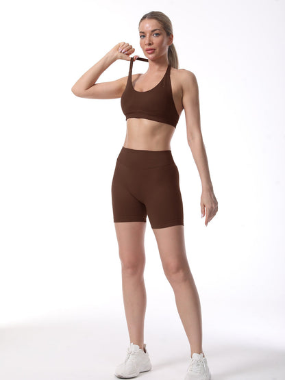 Women's Sports Bra and Shorts Set Functional Sportswear