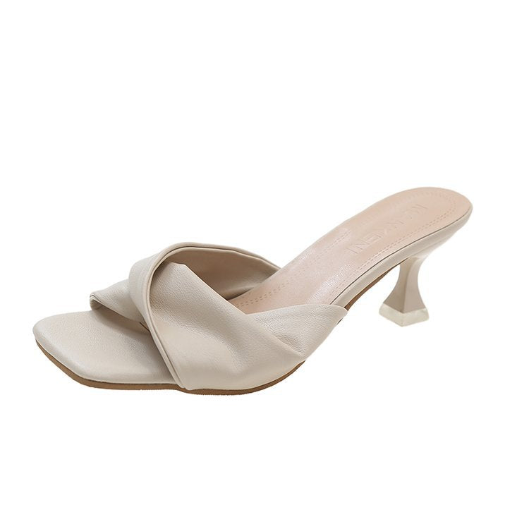 Women's Elegant Comfort Heel Mules