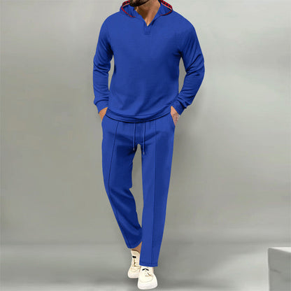Men's Casual Hooded Breathable Tracksuit