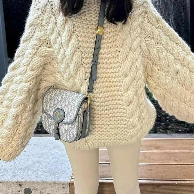 Women's Oversized Chunky Knit Soft Sweater
