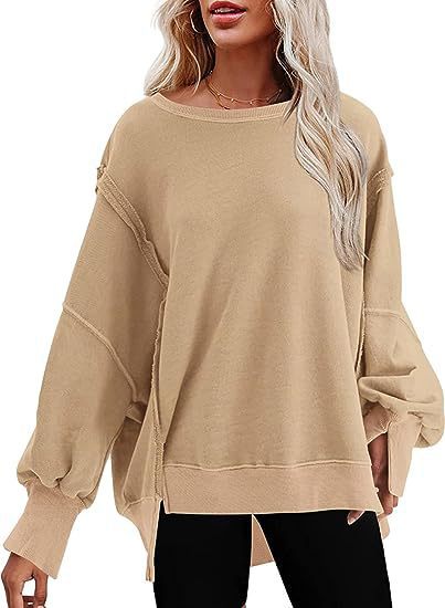 Women's Sweatshirt Casual Comfortable with Slits