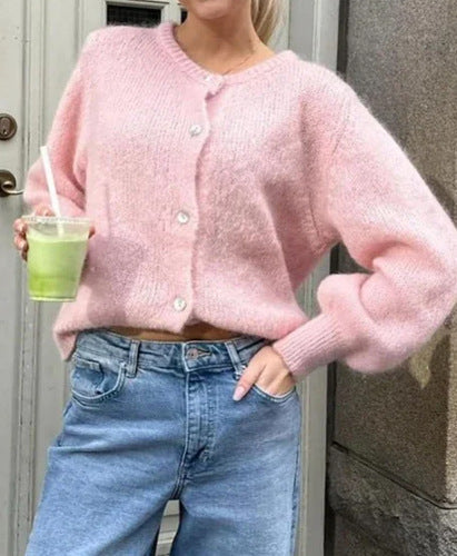 Soft Women's Mohair Cuddly Cardigan