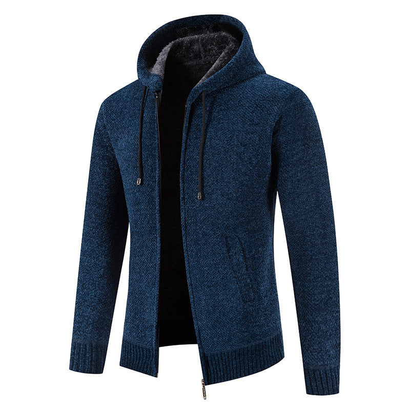 Men's Hooded Softshell Jacket Modern Design