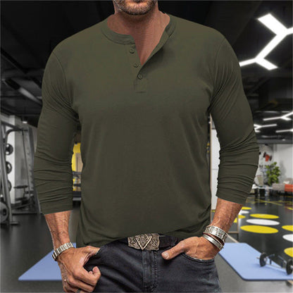 Men's Long-Sleeve Shirt Breathable Comfort Cotton