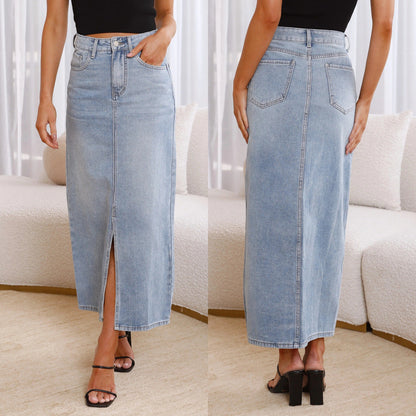 Women's Denim Skirt Elegant Fashion