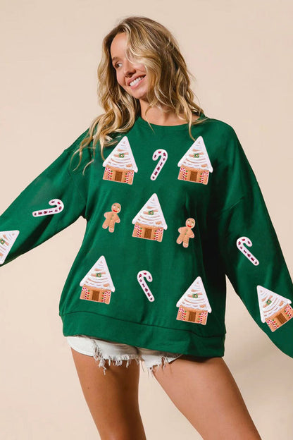 Christmas Dress Glitter Sequin Top