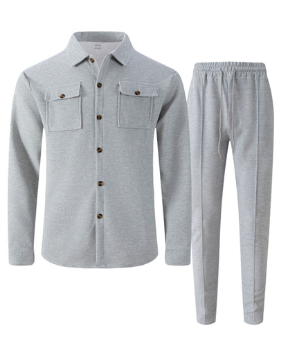 Men's Casual Plaid Modern Style Tracksuit