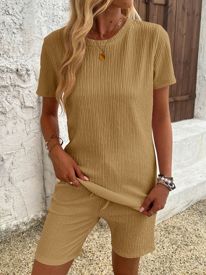 Women's Short Sleeve Pajama Set Comfortable