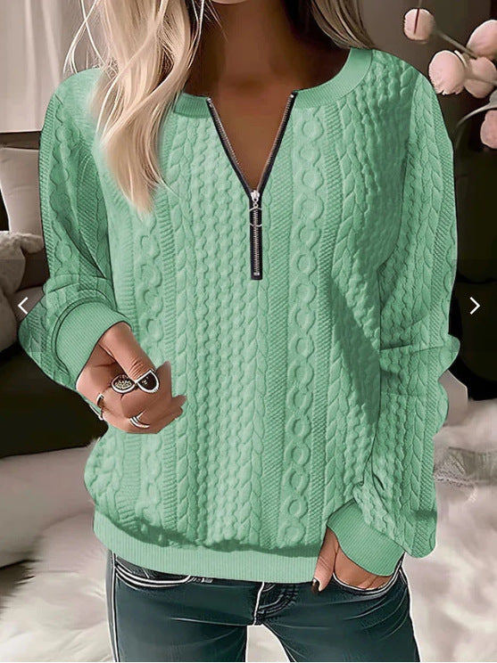 Cozy Wool Clothing Relaxed Fit Zipper