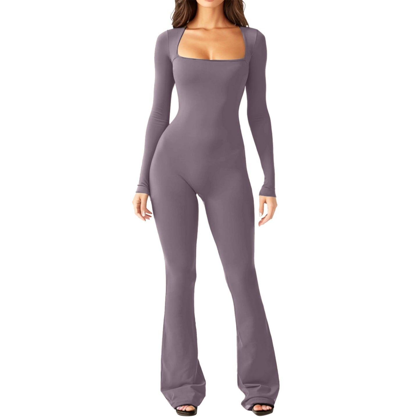 Damen Overall Großes Design Weites Bein