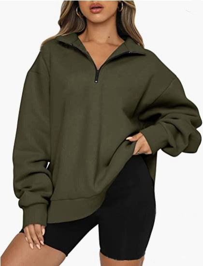 Women's Oversized Casual Short-Sleeved Modern Sweater