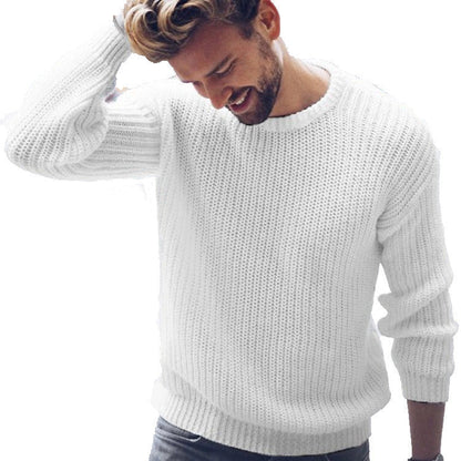 Men's Modern Crew Neck Knit Sweater