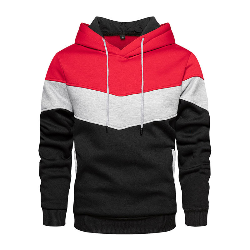 Men's Trendy Hoodie Geometric Pattern