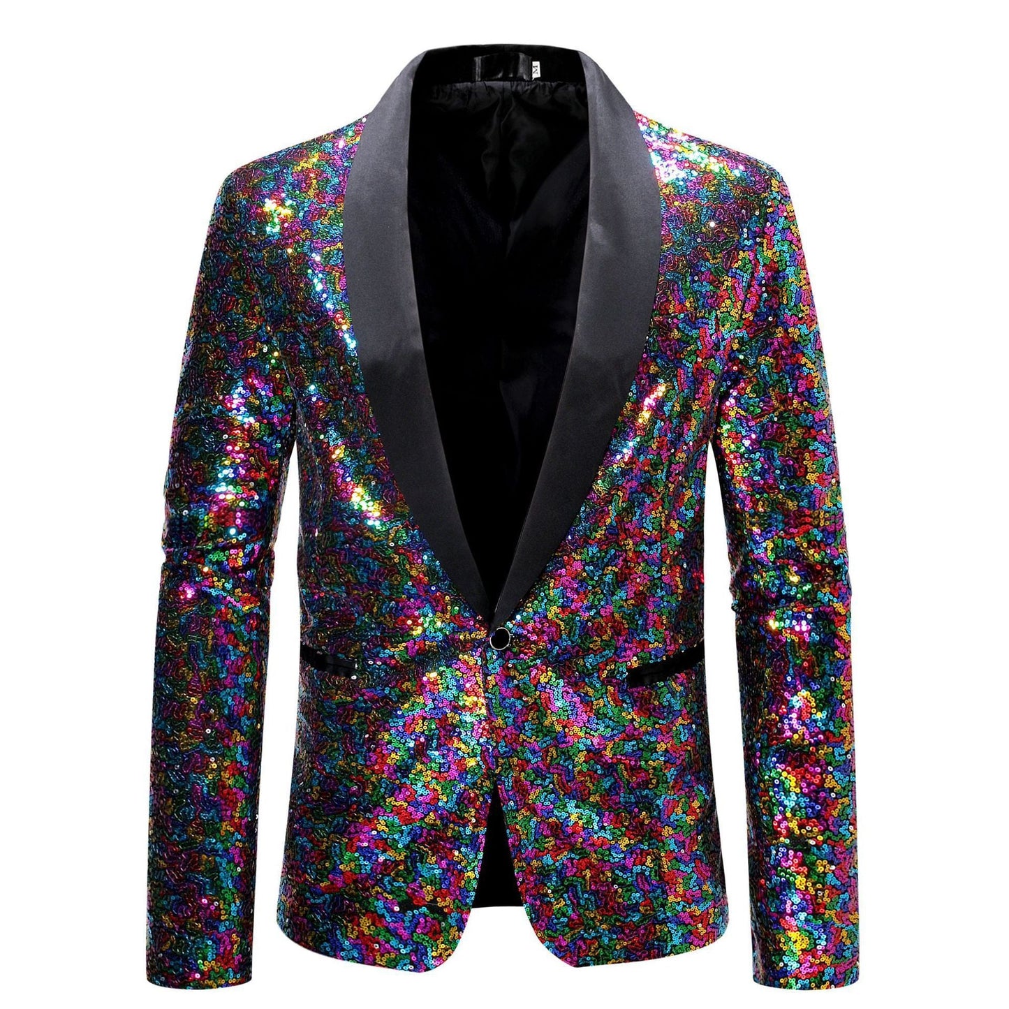 Glamorous Sequin Blazer for Women Evening Jacket