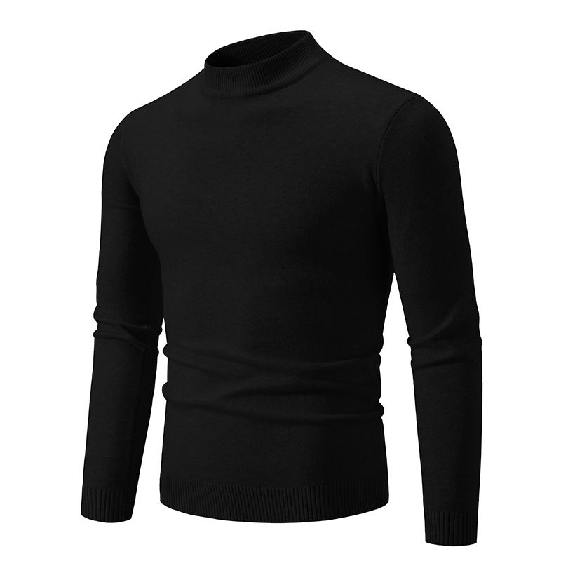 Men's Modern Fine Knit Turtleneck Sweater