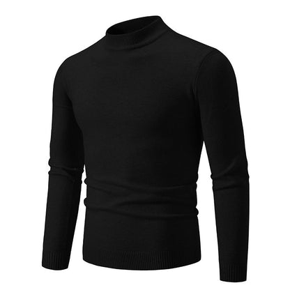 Men's Modern Fine Knit Turtleneck Sweater