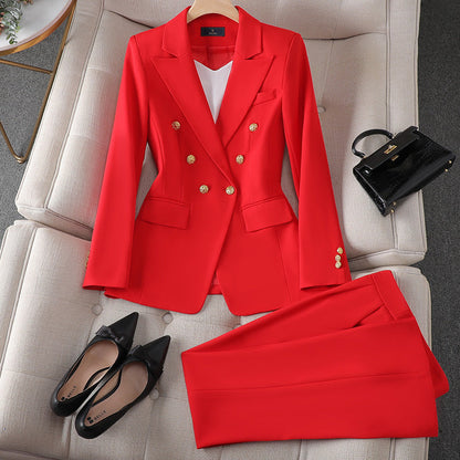 Tailored double-breasted suit