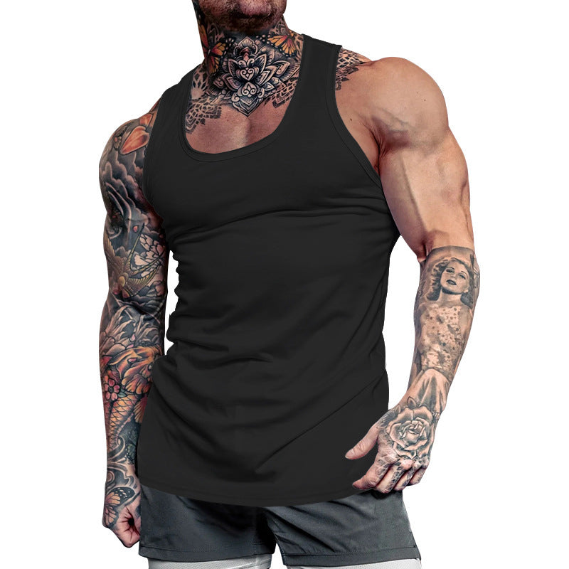 Men's Sports Tank Top Breathable Lightweight Cotton