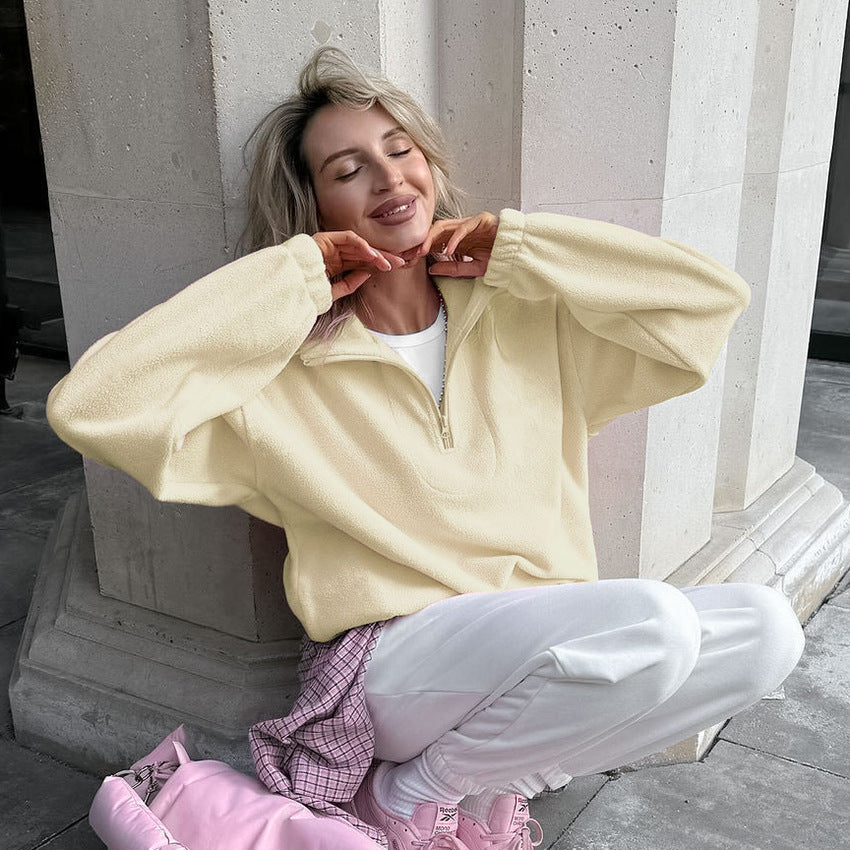 Women's Fleece Pullover Soft and Warm