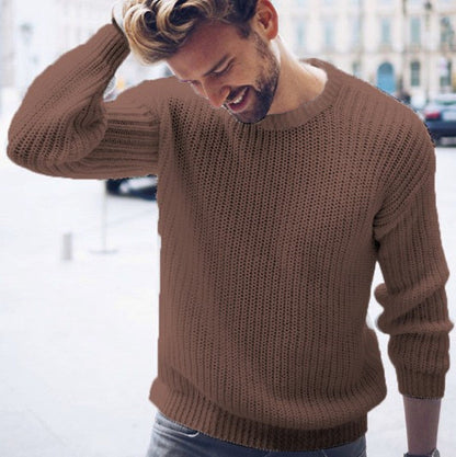 Men's Modern Crew Neck Knit Sweater