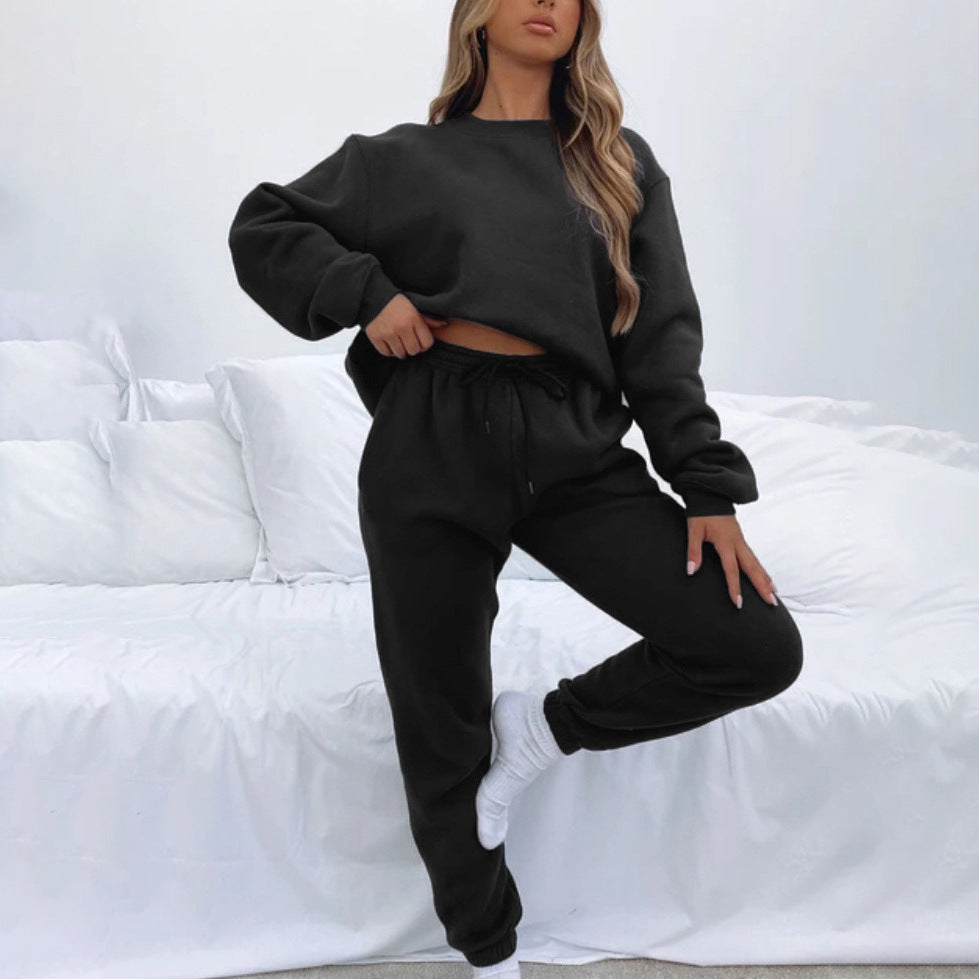 Women's Fleece Lounge Set Comfortable Cozy