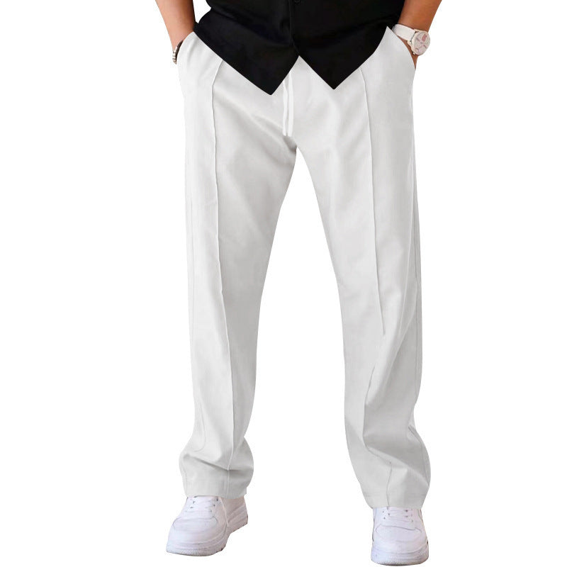 Men's Leisure Trousers Elegant Comfortable With Pockets