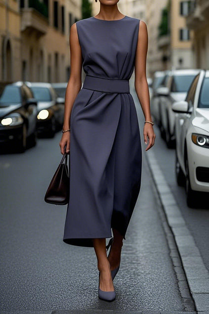 Elegantes Damen Maxikleid Figurbetont Lang