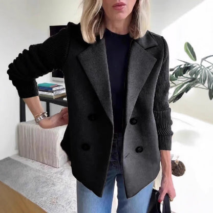 Women's Blazer Elegant Double-Breasted Modern Style