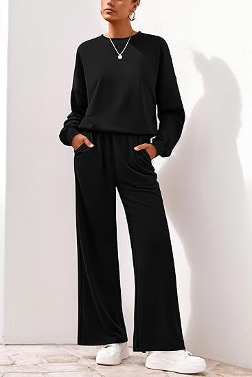 Women's Sweatpants Comfortable Wide Leg Relaxed Fit