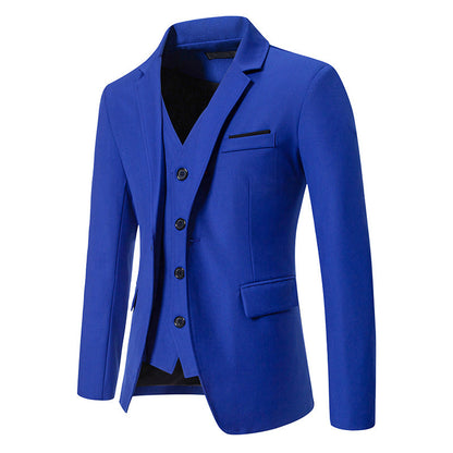 Men's Slim Fit 3-Piece Suit Set